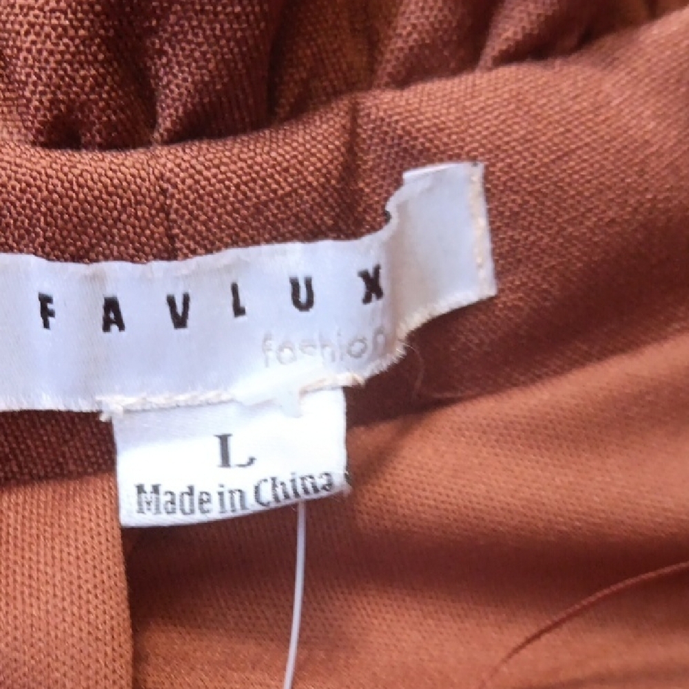 Wide Gathered Collar Jacket Button & Tie Waist Size Large - Picture 7 of 10